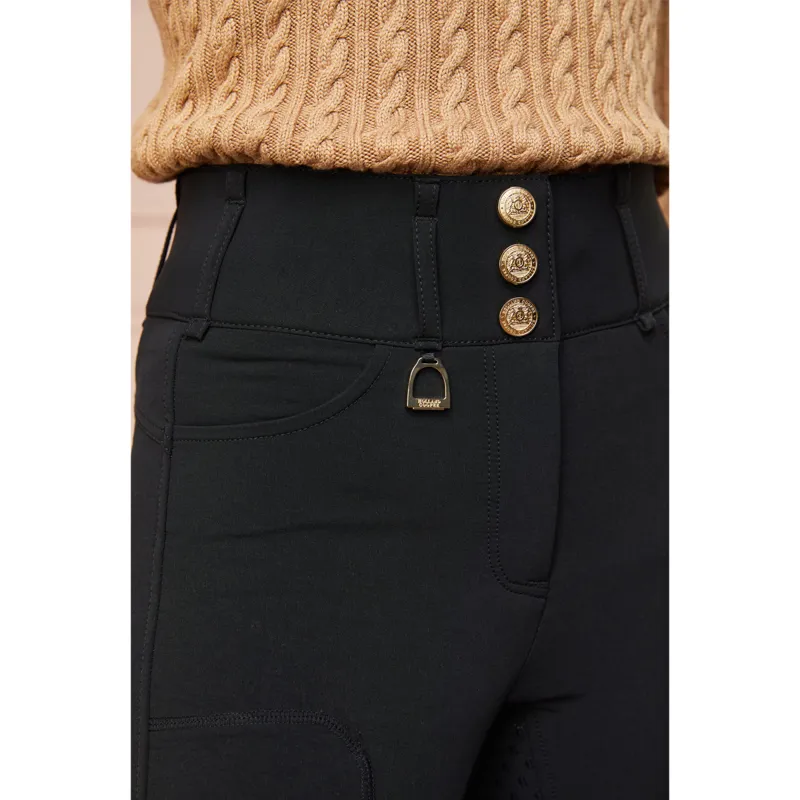 Holland Cooper Ascot Breeches - Black Reflective-4